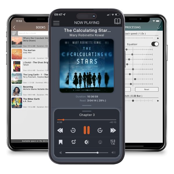 Download fo free audiobook The Calculating Stars: A Lady Astronaut Novel by Mary Robinette Kowal and listen anywhere on your iOS devices in the ListenBook app.