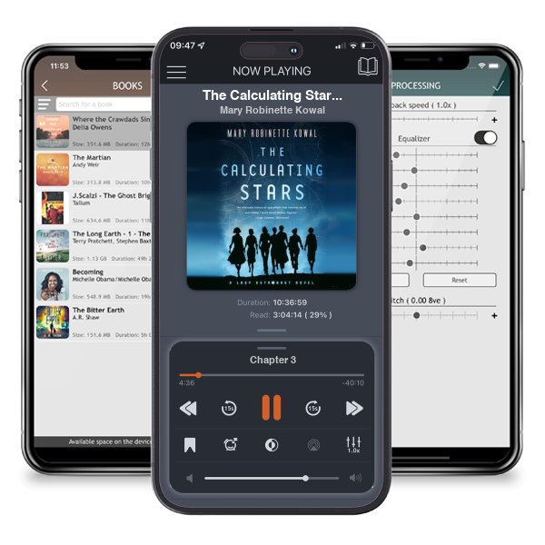 Download fo free audiobook The Calculating Stars (Lady Astronaut Universe, #1) by Mary Robinette Kowal and listen anywhere on your iOS devices in the ListenBook app.