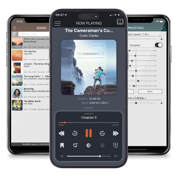 Download fo free audiobook The Cameraman’s Cut: A Life through the Lens of a Documentary Cinematographer by Colin Clarke and listen anywhere on your iOS devices in the ListenBook app.