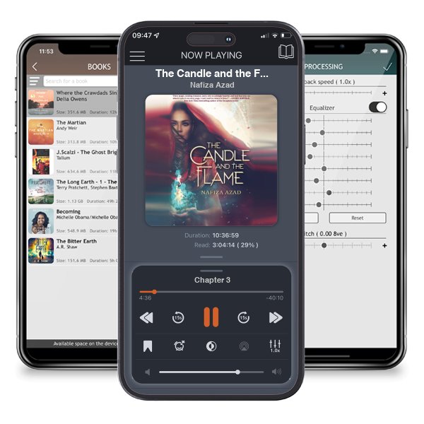 Download fo free audiobook The Candle and the Flame by Nafiza Azad and listen anywhere on your iOS devices in the ListenBook app.