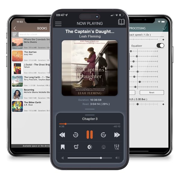 Download fo free audiobook The Captain\'s Daughter by Leah Fleming and listen anywhere on your iOS devices in the ListenBook app.