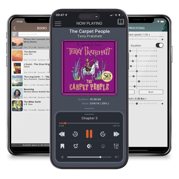 Download fo free audiobook The Carpet People by Terry Pratchett and listen anywhere on your iOS devices in the ListenBook app.