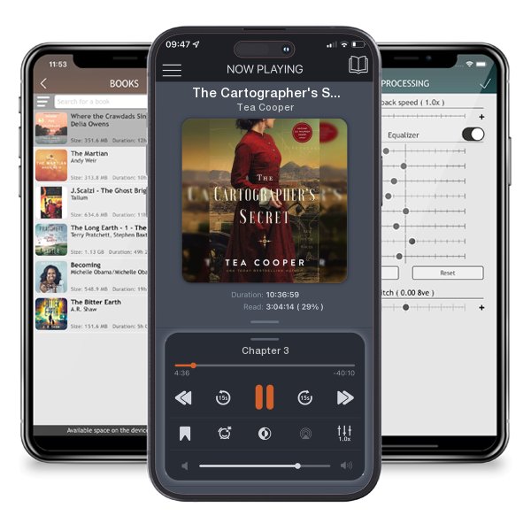 Download fo free audiobook The Cartographer's Secret by Tea Cooper and listen anywhere on your iOS devices in the ListenBook app.