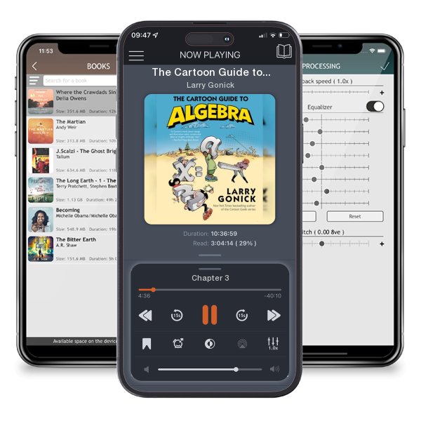 Download fo free audiobook The Cartoon Guide to Algebra (Cartoon Guide Series) by Larry Gonick and listen anywhere on your iOS devices in the ListenBook app.