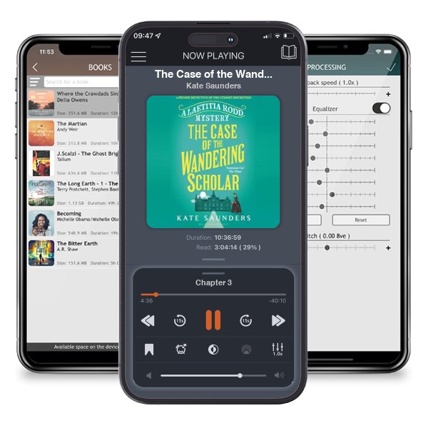Download fo free audiobook The Case of the Wandering Scholar by Kate Saunders and listen anywhere on your iOS devices in the ListenBook app.