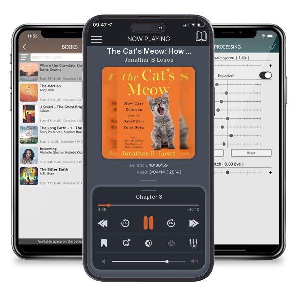 Download fo free audiobook The Cat's Meow: How Cats Evolved from the Savanna to Your Sofa by Jonathan B Losos and listen anywhere on your iOS devices in the ListenBook app.