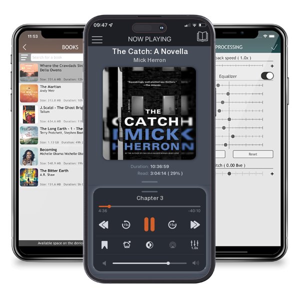 Download fo free audiobook The Catch: A Novella by Mick Herron and listen anywhere on your iOS devices in the ListenBook app.