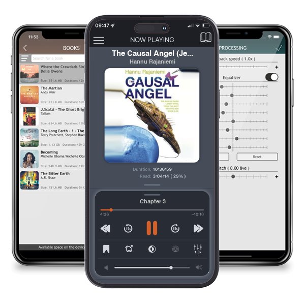 Download fo free audiobook The Causal Angel (Jean le Flambeur, #3) by Hannu Rajaniemi and listen anywhere on your iOS devices in the ListenBook app.