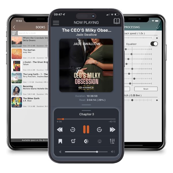 Download fo free audiobook The CEO\'S Milky Obsession: An Age Gap Billionaire Single Mom Small Town Milking Fantasy with Pregnancy (Men in Power Book 2) by Jade Swallow and listen anywhere on your iOS devices in the ListenBook app.