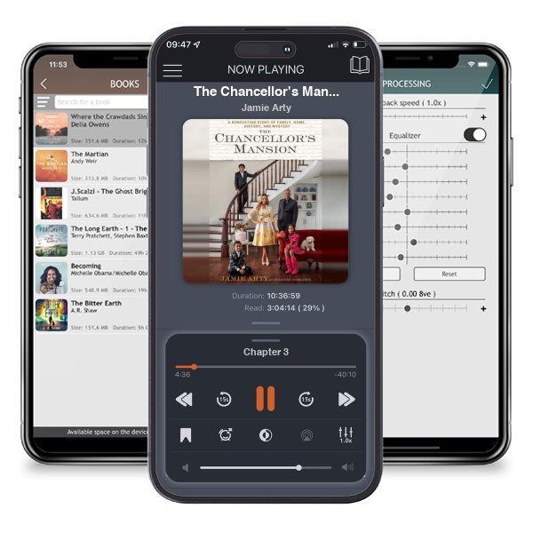 Download fo free audiobook The Chancellor\'s Mansion: A Renovation Story of Family, Home, History, and Mystery by Jamie Arty and listen anywhere on your iOS devices in the ListenBook app.