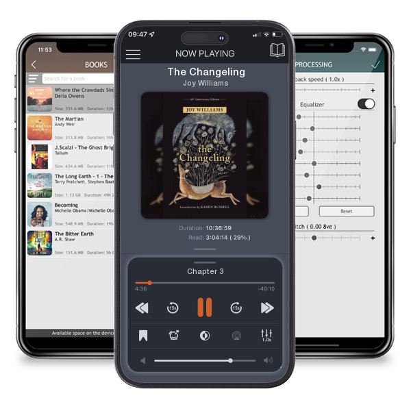 Download fo free audiobook The Changeling by Joy Williams and listen anywhere on your iOS devices in the ListenBook app.