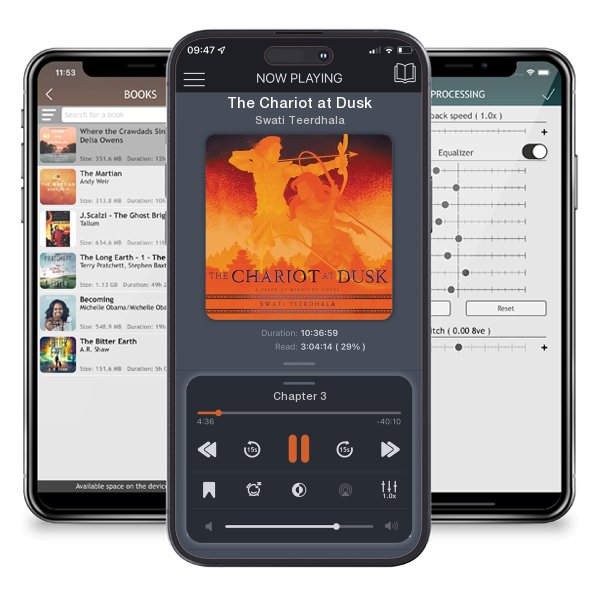 Download fo free audiobook The Chariot at Dusk by Swati Teerdhala and listen anywhere on your iOS devices in the ListenBook app.