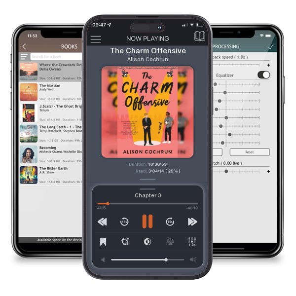 Download fo free audiobook The Charm Offensive by Alison Cochrun and listen anywhere on your iOS devices in the ListenBook app.