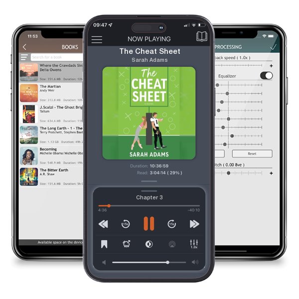Download fo free audiobook The Cheat Sheet by Sarah Adams and listen anywhere on your iOS devices in the ListenBook app.