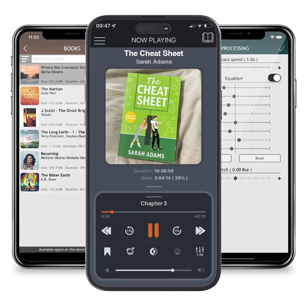 Download fo free audiobook The Cheat Sheet by Sarah Adams and listen anywhere on your iOS devices in the ListenBook app.