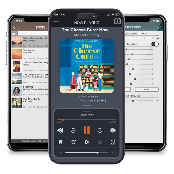Download fo free audiobook The Cheese Cure: How Comté and Camembert Fed My Soul by Michael Finnerty and listen anywhere on your iOS devices in the ListenBook app.