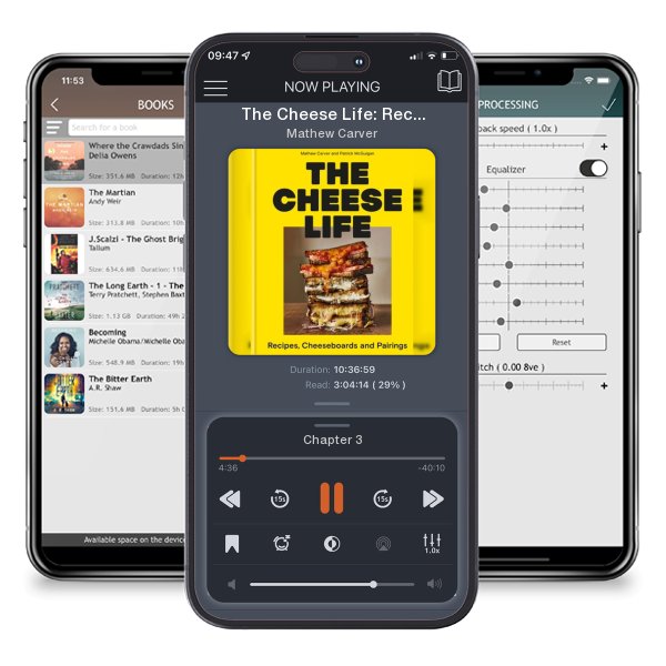 Download fo free audiobook The Cheese Life: Recipes, Cheeseboards and Pairings by Mathew Carver and listen anywhere on your iOS devices in the ListenBook app.