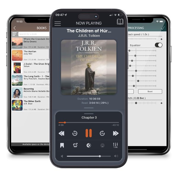 Download fo free audiobook The Children of Húrin by J.R.R. Tolkien and listen anywhere on your iOS devices in the ListenBook app.