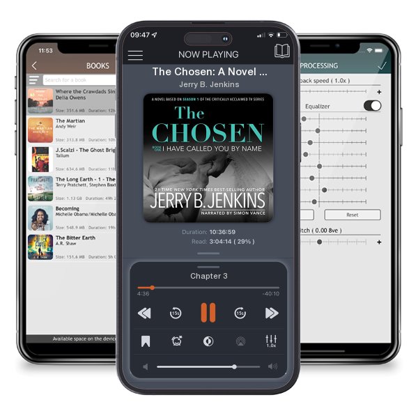 Download fo free audiobook The Chosen: A Novel Based on Season 1 of the Critically Acclaimed TV Series by Jerry B. Jenkins and listen anywhere on your iOS devices in the ListenBook app.