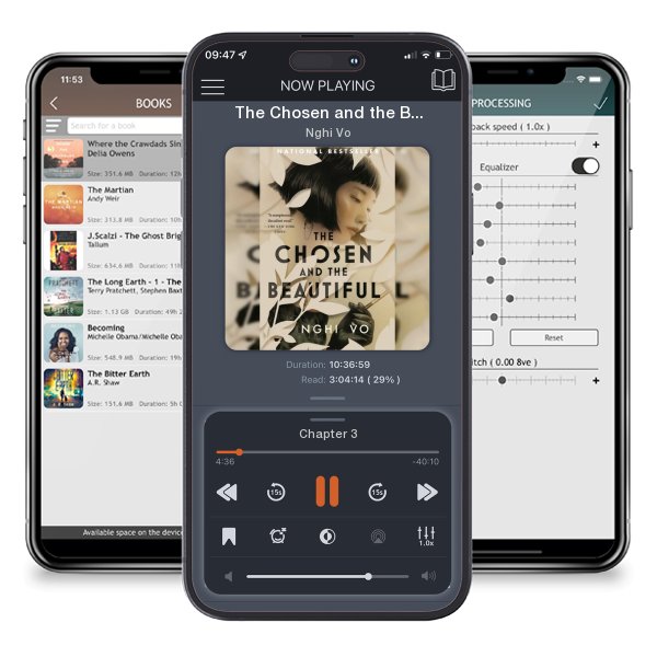 Download fo free audiobook The Chosen and the Beautiful by Nghi Vo and listen anywhere on your iOS devices in the ListenBook app.