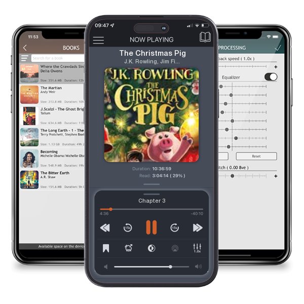 Download fo free audiobook The Christmas Pig by J.K. Rowling, Jim Field and listen anywhere on your iOS devices in the ListenBook app.