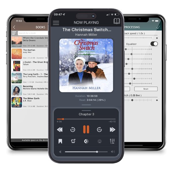 Download fo free audiobook The Christmas Switch: Amish Romance by Hannah Miller and listen anywhere on your iOS devices in the ListenBook app.