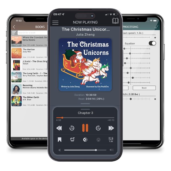 Download fo free audiobook The Christmas Unicorns by Julia Zheng and listen anywhere on your iOS devices in the ListenBook app.