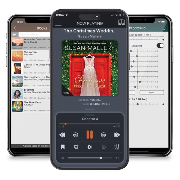 Download fo free audiobook The Christmas Wedding Guest by Susan Mallery and listen anywhere on your iOS devices in the ListenBook app.