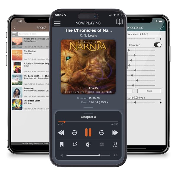 Download fo free audiobook The Chronicles of Narnia Complete Audio Collection by C. S. Lewis and listen anywhere on your iOS devices in the ListenBook app.