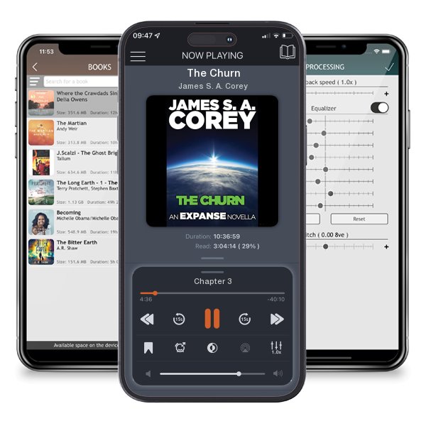 Download fo free audiobook The Churn by James S. A. Corey and listen anywhere on your iOS devices in the ListenBook app.