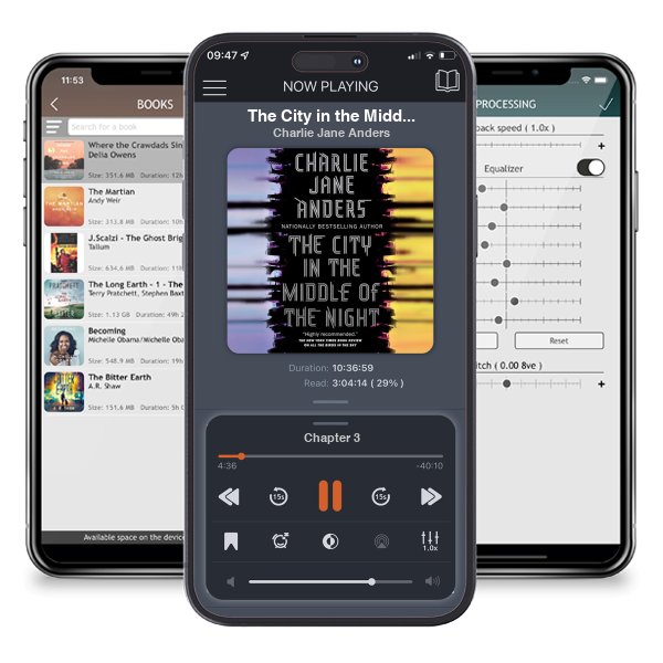 Download fo free audiobook The City in the Middle of the Night by Charlie Jane Anders and listen anywhere on your iOS devices in the ListenBook app.