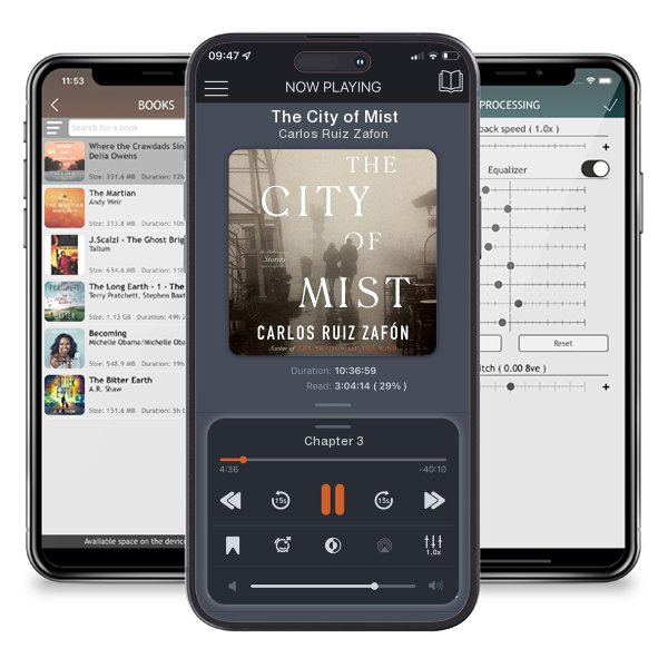 Download fo free audiobook The City of Mist by Carlos Ruiz Zafon and listen anywhere on your iOS devices in the ListenBook app.