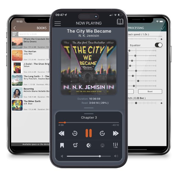 Download fo free audiobook The City We Became by N. K. Jemisin and listen anywhere on your iOS devices in the ListenBook app.