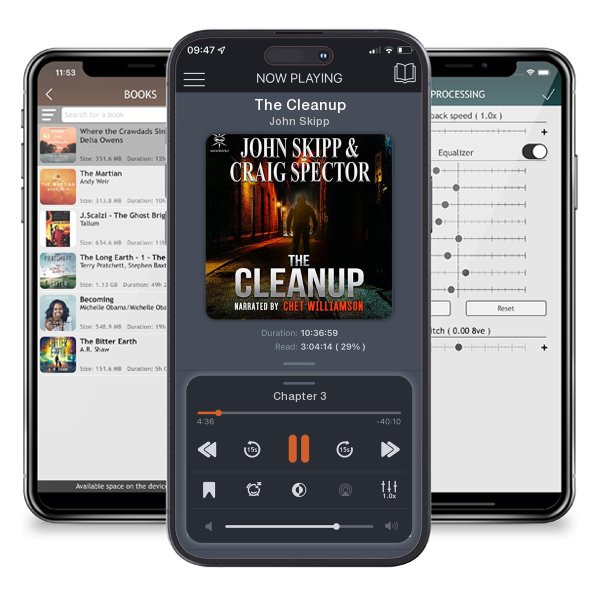 Download fo free audiobook The Cleanup by John Skipp and listen anywhere on your iOS devices in the ListenBook app.