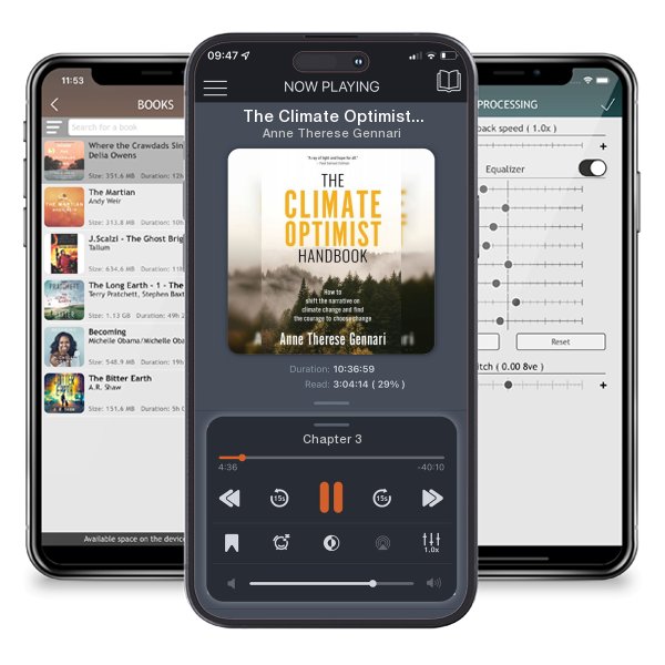 Download fo free audiobook The Climate Optimist Handbook: How to Shift the Narrative on... by Anne Therese Gennari and listen anywhere on your iOS devices in the ListenBook app.