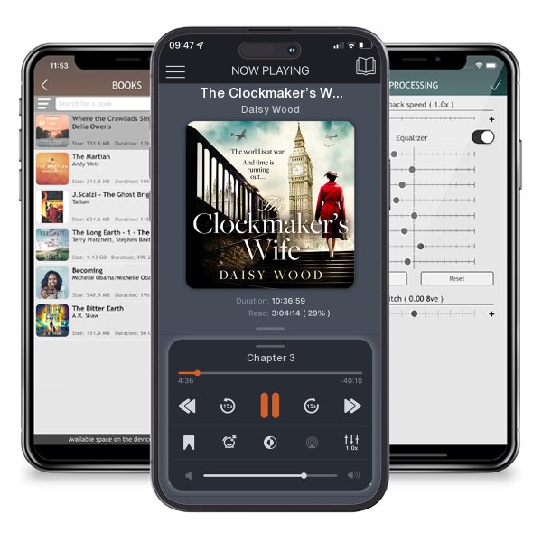 Download fo free audiobook The Clockmaker’s Wife by Daisy Wood and listen anywhere on your iOS devices in the ListenBook app.
