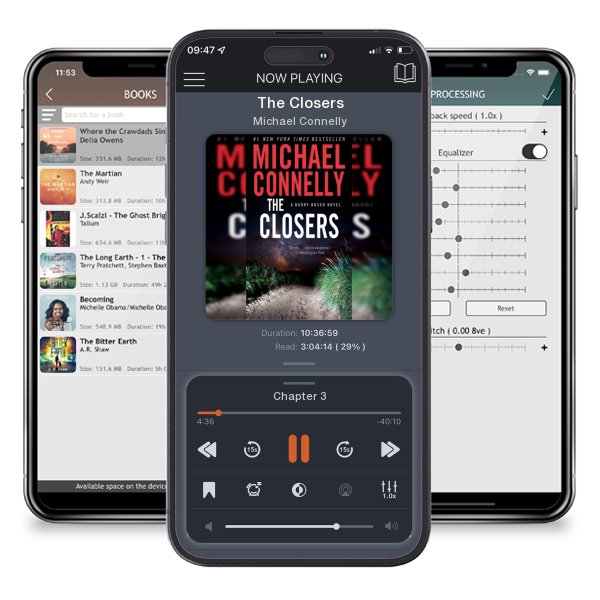 Download fo free audiobook The Closers by Michael Connelly and listen anywhere on your iOS devices in the ListenBook app.