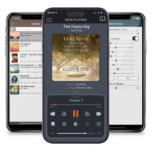 Download fo free audiobook The Clovis Dig by Teri Fink and listen anywhere on your iOS devices in the ListenBook app.