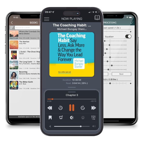 Download fo free audiobook The Coaching Habit: Say Less, Ask More & Change the Way You Lead Forever by Michael Bungay Stanier and listen anywhere on your iOS devices in the ListenBook app.