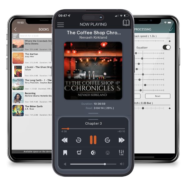 Download fo free audiobook The Coffee Shop Chronicles by Nevaeh Kirkland and listen anywhere on your iOS devices in the ListenBook app.