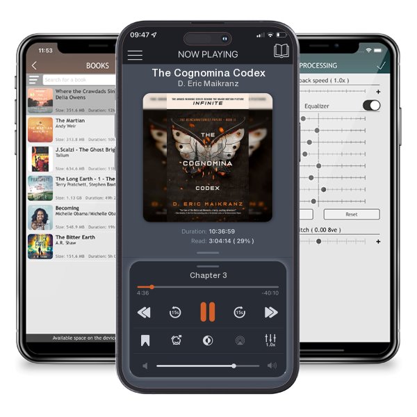 Download fo free audiobook The Cognomina Codex by D. Eric Maikranz and listen anywhere on your iOS devices in the ListenBook app.