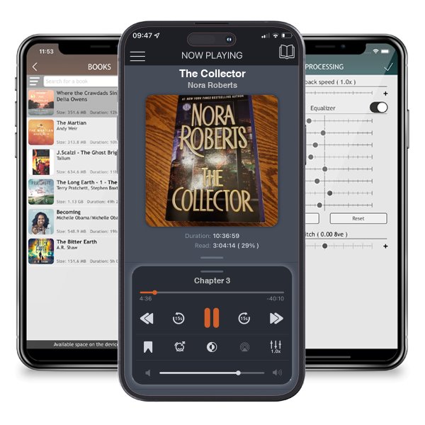 Download fo free audiobook The Collector by Nora Roberts and listen anywhere on your iOS devices in the ListenBook app.