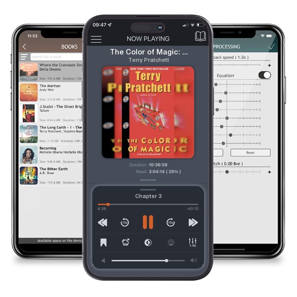 Download fo free audiobook The Color of Magic: A Discworld Novel by Terry Pratchett and listen anywhere on your iOS devices in the ListenBook app.