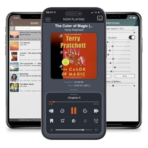Download fo free audiobook The Color of Magic (Discworld, #1) by Terry Pratchett and listen anywhere on your iOS devices in the ListenBook app.