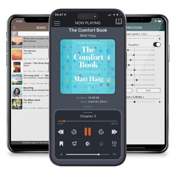 Download fo free audiobook The Comfort Book by Matt Haig and listen anywhere on your iOS devices in the ListenBook app.