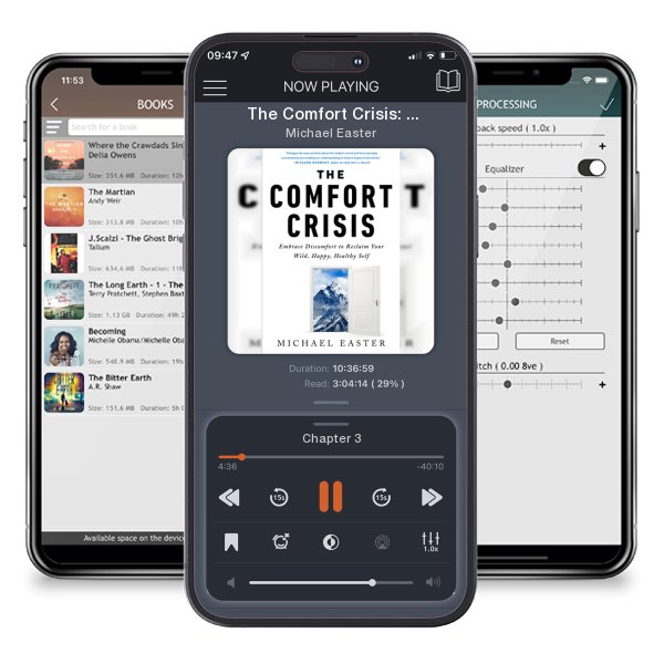 Download fo free audiobook The Comfort Crisis: Embrace Discomfort to Reclaim Your Wild,... by Michael Easter and listen anywhere on your iOS devices in the ListenBook app.