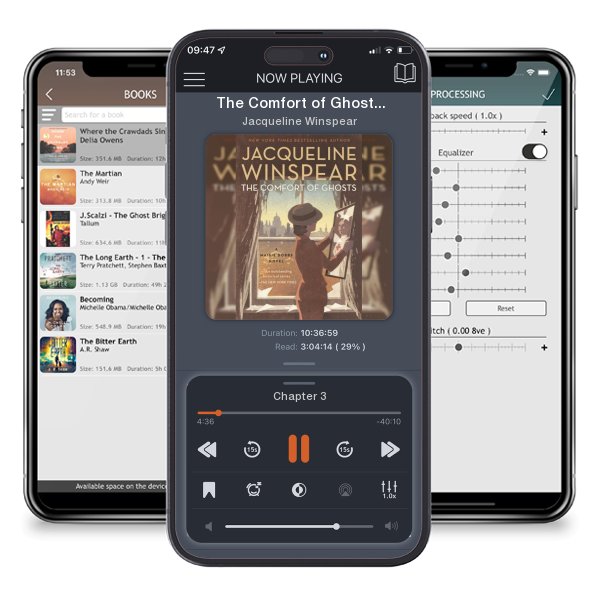 Download fo free audiobook The Comfort of Ghosts by Jacqueline Winspear and listen anywhere on your iOS devices in the ListenBook app.