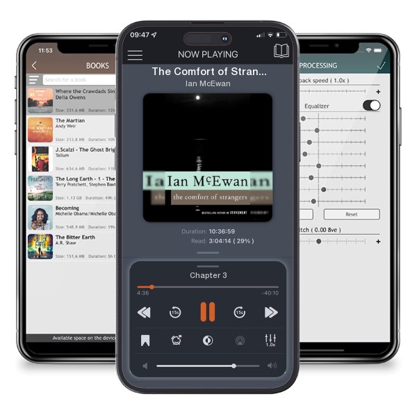 Download fo free audiobook The Comfort of Strangers by Ian McEwan and listen anywhere on your iOS devices in the ListenBook app.