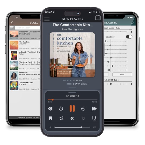 Download fo free audiobook The Comfortable Kitchen: 105 Laid-Back, Healthy, and... by Alex Snodgrass and listen anywhere on your iOS devices in the ListenBook app.