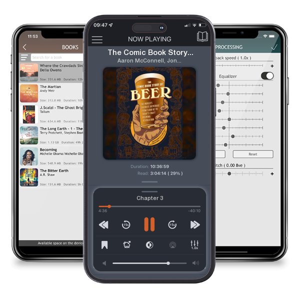 Download fo free audiobook The Comic Book Story of Beer: The World's Favorite Beverage... by Aaron McConnell, Jonathan Hennessey, et al. and listen anywhere on your iOS devices in the ListenBook app.